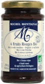 Gem bio de 4 fructe rosii Michel Montignac - Fructe conservate