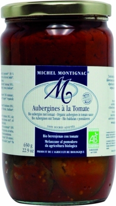 Legume conservate - Vinete bio cu rosii Michel Montignac